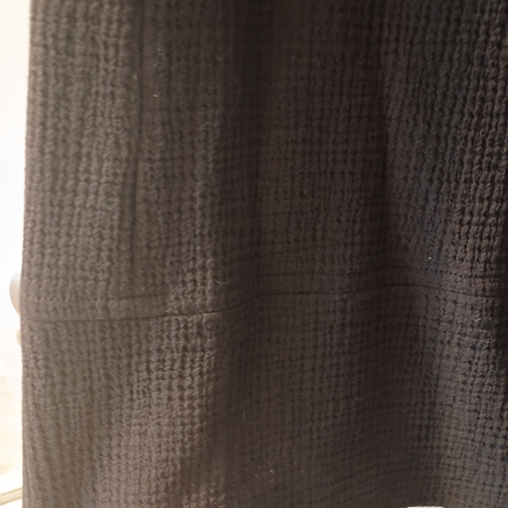 Armani Crinkle/Waffle Weave Bateau Shift In Espresso - Picture 8 of 10